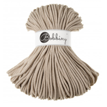 Bobbiny Flechtkordel 5 mm - Beige